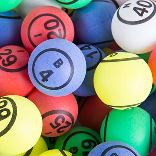 numbered raffle balls