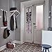 MaidMAX Over the Door Shoe Organizer, 12 Mesh Pockets with 2 Metal Hooks, Brown, 58 Inches High
