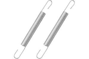 2-Pack 4-Inch Mechanical Extension Springs with Hook Ends, Model 540183#61 Steel Tension Spring for Appliances,Automobiles,Bo