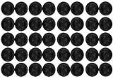 BeautyMood 40Pcs Black Silicone Analog Controller