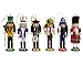 Multifit Christmas Ornament 6 Sets Nutcracker Soliders Christmas Gift Wooden Puppets
