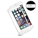 iPhone 7 Plus Screen Protector , Amuoc 2 pack iPhone 7 plus 3D Full Coverage Tempered Glass Screen Protector (White)