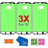 MMOBIEL 3 x Pre- Cut Adhesive Glue Tape Sticker Compatible with Samsung Galaxy S7 G930 Front Housing LCD Bezel Frame