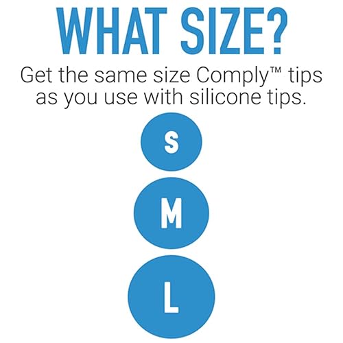 Comply Foam T-600 Ear Tips for Cambridge Audio Melomania 1, 1More