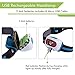 LED Headlamp, OxyLED USB Rechargeable Headlight LED Headlamps, 9 Modes, Waterproof Outdoor Sport Flashlight with Cree LED and Adjustable Headband for Camping,Hiking,Climbing,Fishing,Reading