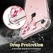 GVIEWIN Clear Flower iPhone SE 2020 Case/iPhone 8 Case/iPhone 7 Case, Soft TPU Silicone Ultra Slim Thin Transparent Woman Flowers Flexible Cover for 4.7