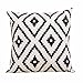 Laimeng Geometric Argyle Linen Throw Pillow Case