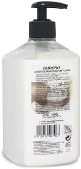 Babaria Coconut Aloe Hand Soap 500ml Moisturizing Cleanser Gentle view 2