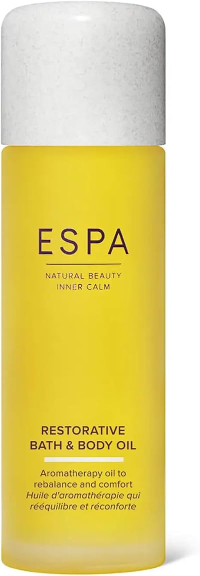 ESPA Restorative Bath & Body Oil 100ml Rose Geranium Lavender Palmarosa