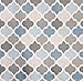 VCNY Home Universal Bathroom Fabric Shower Curtain for Men or Women: Muted Tones of Blue and Grey (Conrad Multi)