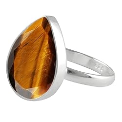 SURYAGEMS Pear Faceted Natural 925 Sterling Silver