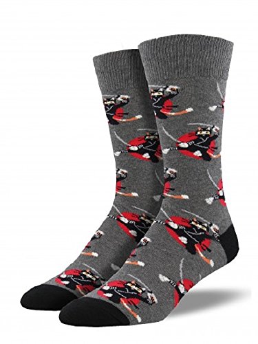 Socksmith mens  novelty crew socks "ninja cat"…
