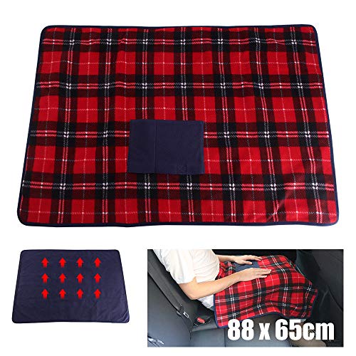 Sikye Heating Blanket,5V USB Electric Heated Blanket Car Office Use Winter Warm Velvet Throw Cover