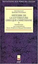 Histoire de la littérature grecque chrétienne