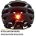 Night ProVision™ USB Rear Bike Light Micro Rechargeable LED 100% NIPRO RED (1 Pack)