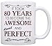 80th Birthday Gifts For All Took 80 Years Awesome Funny Party Gift Coffee Mug Tea Cup White