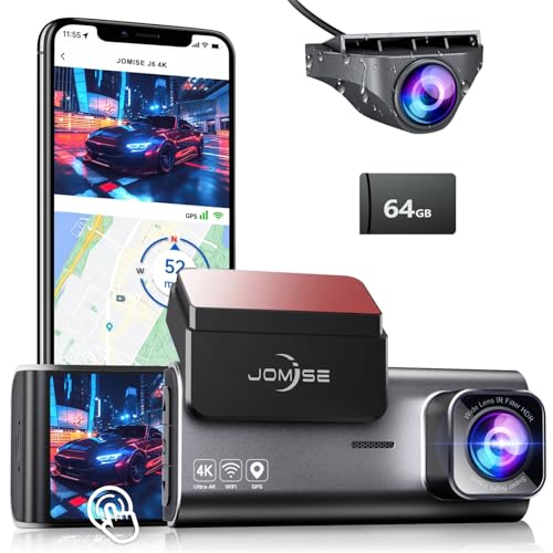 JOMISE 4K Dash Cam J6 with GPS and WiFi