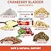 Premium Care Cranberry Bladder Chews - Dog Supplements for Urinary Tract (UT) Health, Bladder and Kidney Support - Cranberry Chewables with Vitamins for Better Bladder Control for Dogs - 120 Chews