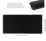HIHUHEN Gaming Mouse Pad 60x30cm XXL Non-Slip 3mm Rubber Base view 2
