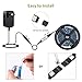 NOVOSTELLA 20ft RGB Smart LED Strip Lights Kit, Music Sync APP RGB Color Changing Flexible Dimmable 180 Units SMD 5050 LEDs Tape with 24 Key Remote, LED Ribbon for Home Lighting Kitchen Bar, 24V