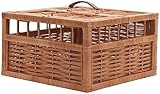 e-wicker24 Wicker Pigeon Basket Natural Woven Carrier for Transport Large Bird view 2