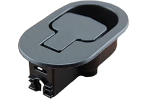 UAIAGM Recliner Handle Replacement Parts - Metal Pull Recliner Handle for Sofa Couch - Replacement Handle for Most Brands - Black Metal Recliner Handle - Includes 1pcs - Ideal for Recliners