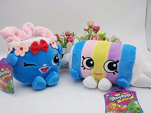 Shopkins Blue HANDBAG HARRI &amp; Candy Plush Soft Toy Stuffed Season 2PCS