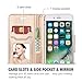 iPhone 8 Plus / 7 Plus Wallet Case, ProCase Flip Fold Card Case Stylish Slim Stand Cover with Wallet Case for Apple iPhone 8 Plus / iPhone 7 Plus -MintGreen