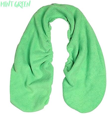 Women's Ta Ta Wearable Towel Bras - Boob Sweat Absorbent Comfortable &amp; Soft Bras (Medium (DDD-E), Mint Green)