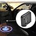 2pcs Wireless Universal Car Projection LED Projector Door Shadow Logo Light Welcome Lamps Courtesy Lights Kit Magnet Sensor White Skull