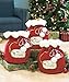 Christmas Gift Bags, Santa Gift Bags, Set of 2 Santa Bags, Fabric Gift Bags, Large Gift Bags, Reusable Christmas Bags, Christmas Gift Bag Set, Red Gift Bags,2 Count(Pack of 1)