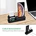 Treatlife Stand for iPhone, 3 in 1 Charging Station Universal Dock Silicon Holder Compatible with iPhone Xs/Xs Max/Xr/X/8 plus/8/7plus/7/iWatch Series 4/3/2/1