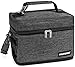MAZFORCE LongHaul Lunch Bag Insulated Lunch Box - Spacious Pro Performance Adult Lunchbox Built to Withstand your Daily Grind (Lunch Bags Designed in California for Men, Adults, Women - Iron Grey)