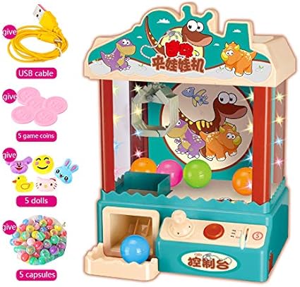 Syltl Candy Grabber Machine Mini Indoor Arcade Games Electronic For Kids Children Claw Machine With Lights Music Toy Green A Amazon Co Uk Kitchen Home