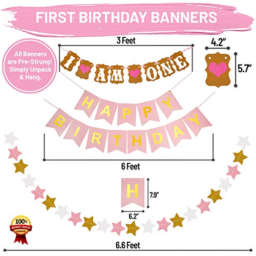 3 Baby+First+Birthday+Decorations+Crown