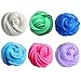 Fluffy Slime- 108mL Fidget Stress Relief Toy Jumbo Putty Slime for Kids and Adults Scented Sludge Toy Super Soft and Non-Sticky (Light Blue)