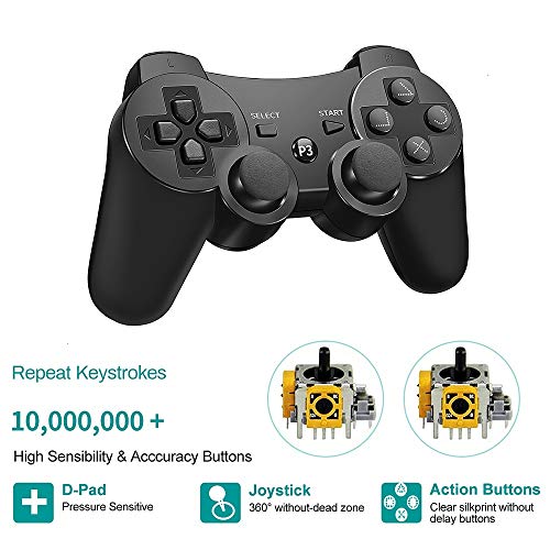 5 VOYEE+PS3+Controller+Wireless+Rechargable