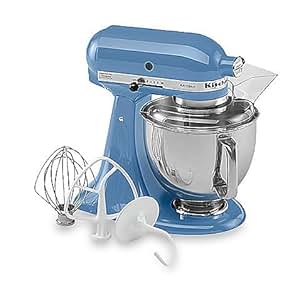 Amazon.com: KitchenAid Artisan 5 qt. Stand Mixer in Cornflower Blue ...