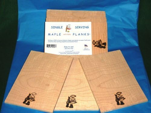 Just Smoked SalmonSingle Serving Maple Planks (30 Pack)