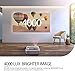 Bomaker Mini Projector, 4000 Lux with 50,000 Hrs, 1080P Supported, 250” Display, Portable HD LED Projector with Carrying Case, Compatible with TV Stick, PS4, HDMI, VGA, TF, AV and USBthumb 1