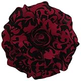 Sara Monica Hair Flower clip and brooch pin, Swirl Rose, Made in USA