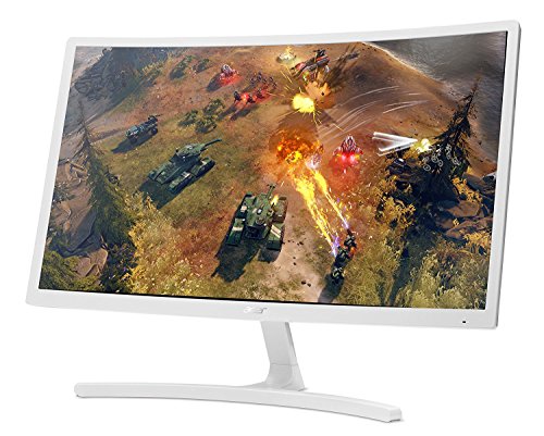 2018 Newest Premium Acer 24" Full HD (1920 x 1080) Curved Widescreen LCD Gaming Monitor- AMD FreeSync Technology, 4ms Response Time, 16.7 Million Colors, HDMI, VGA - (Include HDMI & VGA Cables)