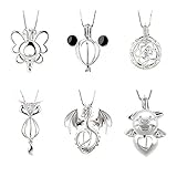 1 Piece 925 Sterling Silver Bear's-paw Cage Pendant