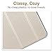 iPad Pro 10.5 Case, ESR Smart Case Trifold Stand with Auto Sleep Wake Function Microfiber Lining Hard Back Cover for Apple iPad Pro 10.5 inch(Champagne Gold)