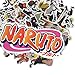 Jasion PVC Decals Anime Cartoon Stickers Waterproof Sunlight-Proof DIY Ideals for Cars, Motorbikes, Portable luggages, Laptops (Naruto)