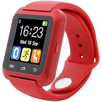 Amazon.com: U80-Red - DZ09 Deportes Bluetooth Smart Watch ...