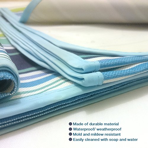 Beach Mat, Picnic Mat, Camping Mat, All Purpose Mat - Use the Waterproof Mat, Large Mat is 57"x80". - Thumbnail 5