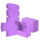 AIYUNNI 25 Pack Small Shipping Boxes Purple