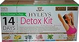Hyleys 100% Natural 14 Day Detox Kit - Detox, Slim, Sleep Tea Set 42 Foil Envelope Tea Bags