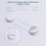 Vobulafy Baby Safety Cupboard Locks 4 Pack Child Proofing Latches Transparent view 4